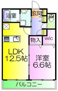 シャーメゾンメルヴィーユ【2階】の間取り