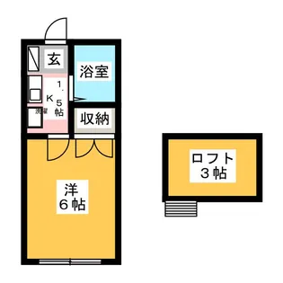 アリス伊勢崎第6号館【2階】の間取り