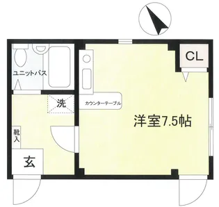クレフ プレステージ【3階】の間取り
