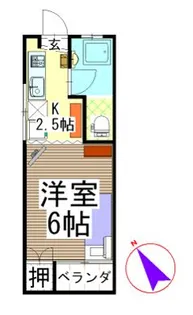 第一米原コーポ【2階】の間取り