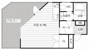 サンライズコーポ【1階】の間取り