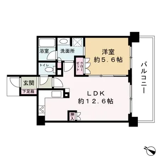 大阪府大阪市北区万歳町【マンション】の間取り