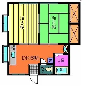 カナメコーポ【1階】の間取り