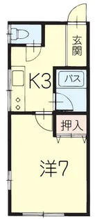 コーポメロディー【2階】の間取り