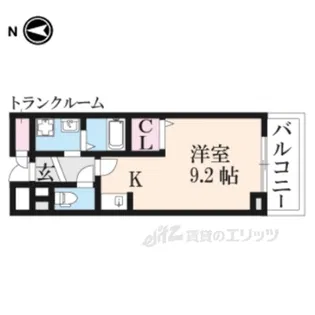ファウンダーオブティー【3階】の間取り