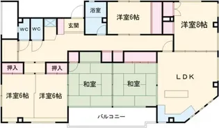 5LDKの間取り画像