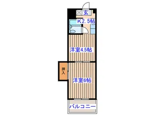 三徳ビル【6階】の間取り