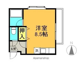シャルマン旭【2階】の間取り