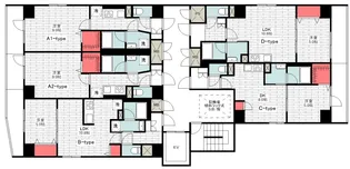 Axis Patio大森海岸【9階】の間取り
