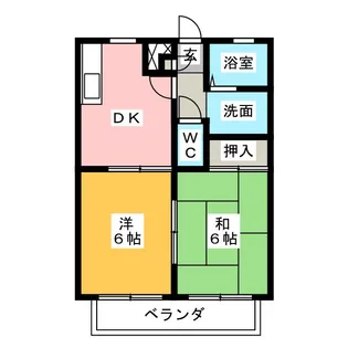 サウスホーム【1階】の間取り