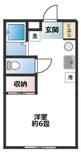 エスポワールB【1階】の間取り