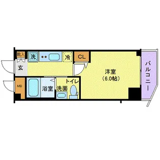 SS.Advance横濱阪東橋ex【5階】の間取り