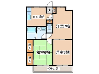 メゾンときわ【2階】の間取り