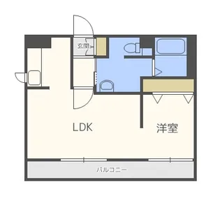 LEE厚別中央【3階】の間取り
