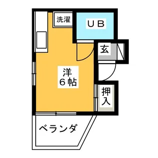小塩マンション【4階】の間取り