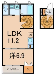 ペルソナ平和台【2階】の間取り