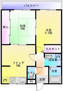 サンロード八尾南【4階】の間取り
