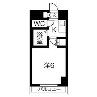 ステュディオ仙台【6階】の間取り