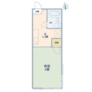 ハイム中目黒【2階】の間取り