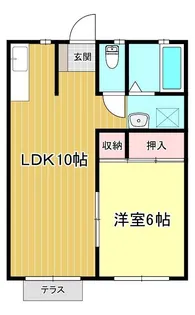 エンパレスV17【1階】の間取り
