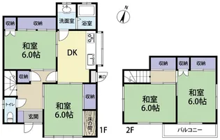 静岡県富士宮市小泉【一戸建】の間取り