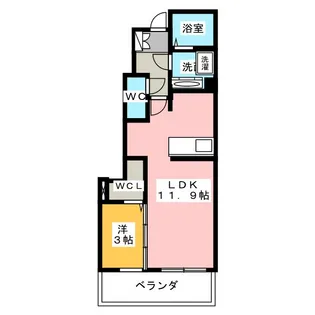 ルピナス【1階】の間取り