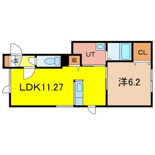 コスモアベニュー東光【2階】の間取り