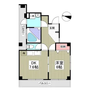 神奈川県横浜市鶴見区潮田町3【マンション】の間取り