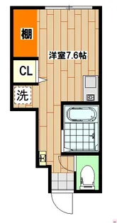 アイコート明大前【1階】の間取り