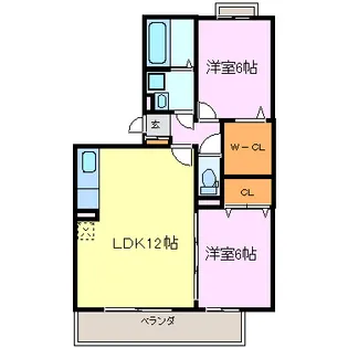セジュール和幸【1階】の間取り