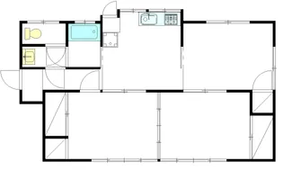 福島県福島市東浜町【一戸建】の間取り