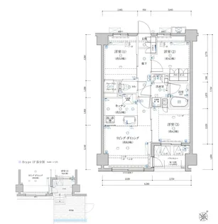 神奈川県藤沢市本町1【マンション】の間取り