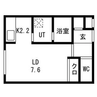 ALTERNATIVE starling44(オルタナティブスターリ【1階】の間取り