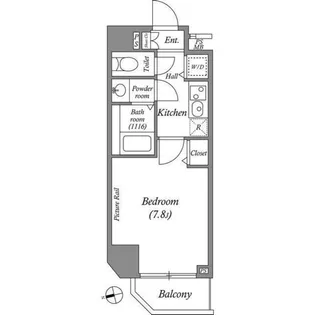 ルクレ上北沢ルネサンスコート【2階】の間取り