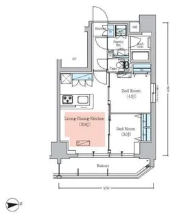 東京都台東区浅草橋5【マンション】の間取り
