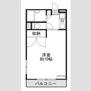 イーストA【1階】の間取り
