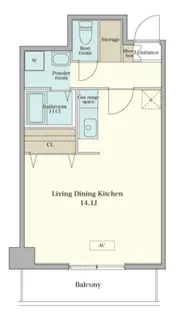 RJR南福岡【3階】の間取り
