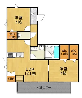 La Gracieuse【4階】の間取り