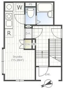 iON板橋前野町【4階】の間取り