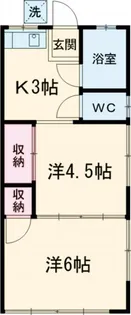 白梅荘【2階】の間取り