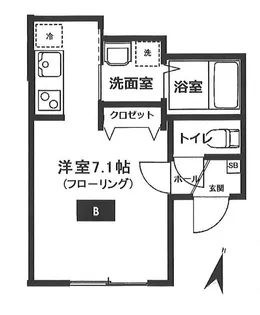 Garland【1階】の間取り