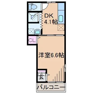 シャトン大倉山【2階】の間取り