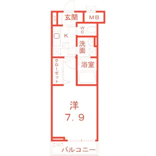 Comfort Brook逗子【1階】の間取り