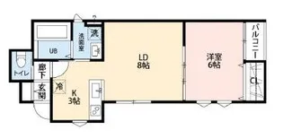 JLIVE行徳【1階】の間取り