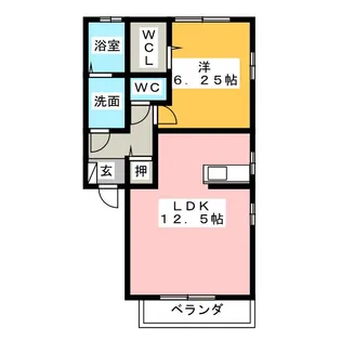グラン・シャリオ【2階】の間取り