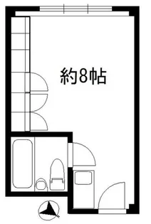 赤坂レジデンシャルホテル【5階】の間取り