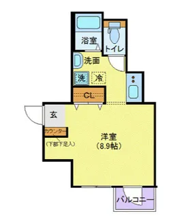 東京都中央区日本橋大伝馬町【マンション】の間取り