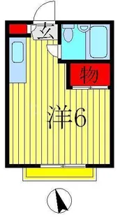 グリーンエイジ秋元【1階】の間取り