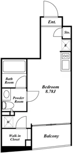 KDXレジデンス下馬【2階】の間取り