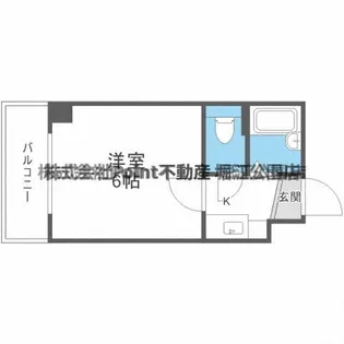 大阪府大阪市北区天神橋7【マンション】の間取り